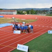 Renovación da pista de atletismo do complexo de Monterrei