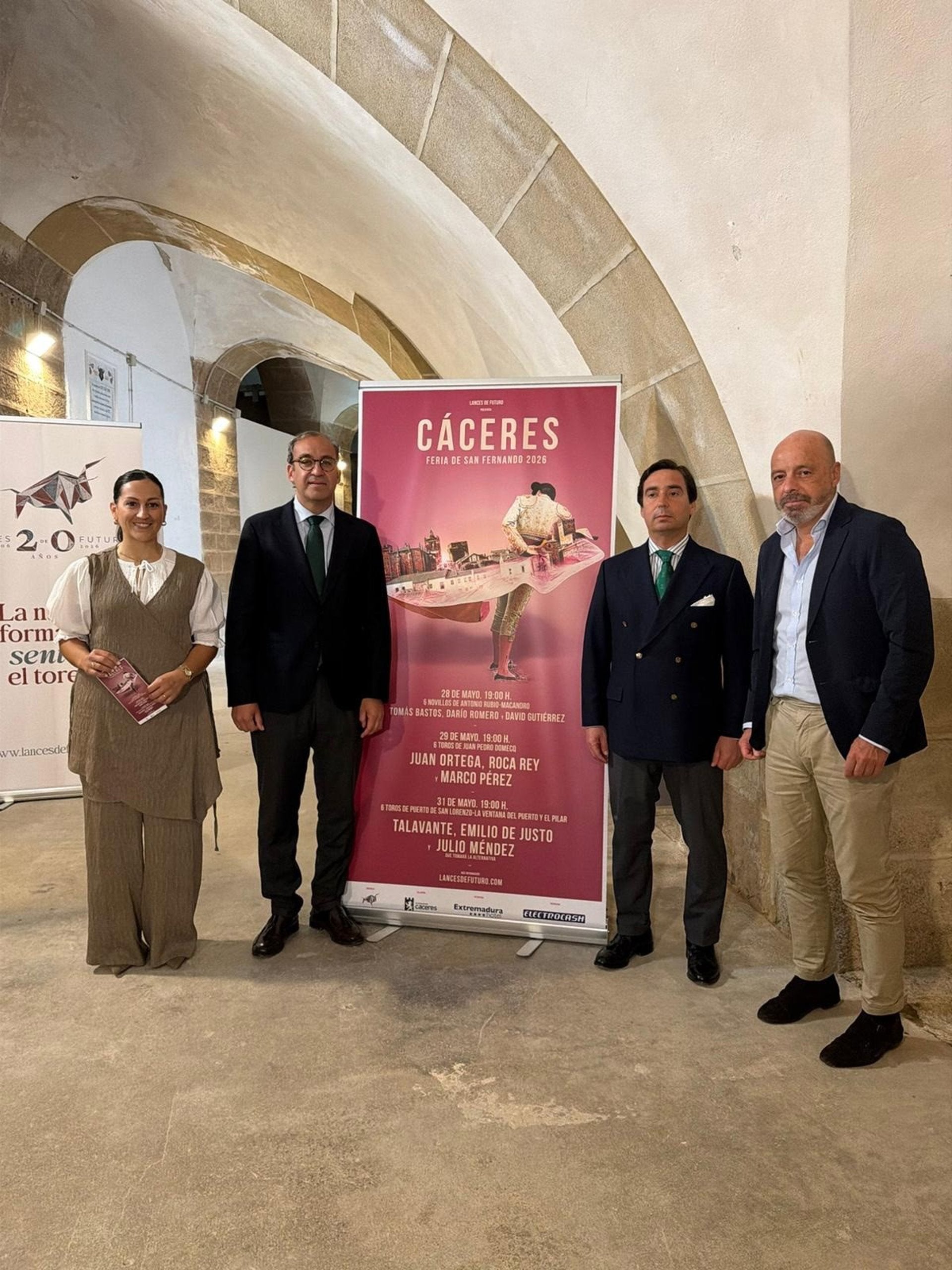Roca Rey, Alejandro Talavante, Juan Ortega y Emilio de Justo torearán en la Feria de San Fernando de Cáceres Roca Rey, Alejandro Talavante, Juan Ortega y Emilio de Justo torearán en la Feria de San Fernando de Cáceres