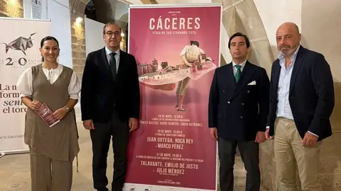Roca Rey, Alejandro Talavante, Juan Ortega y Emilio de Justo torearán en la Feria de San Fernando de Cáceres Roca Rey, Alejandro Talavante, Juan Ortega y Emilio de Justo torearán en la Feria de San Fernando de Cáceres