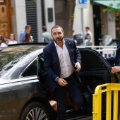 El comisionista Víctor de Aldama a su llegada al Tribunal Supremo