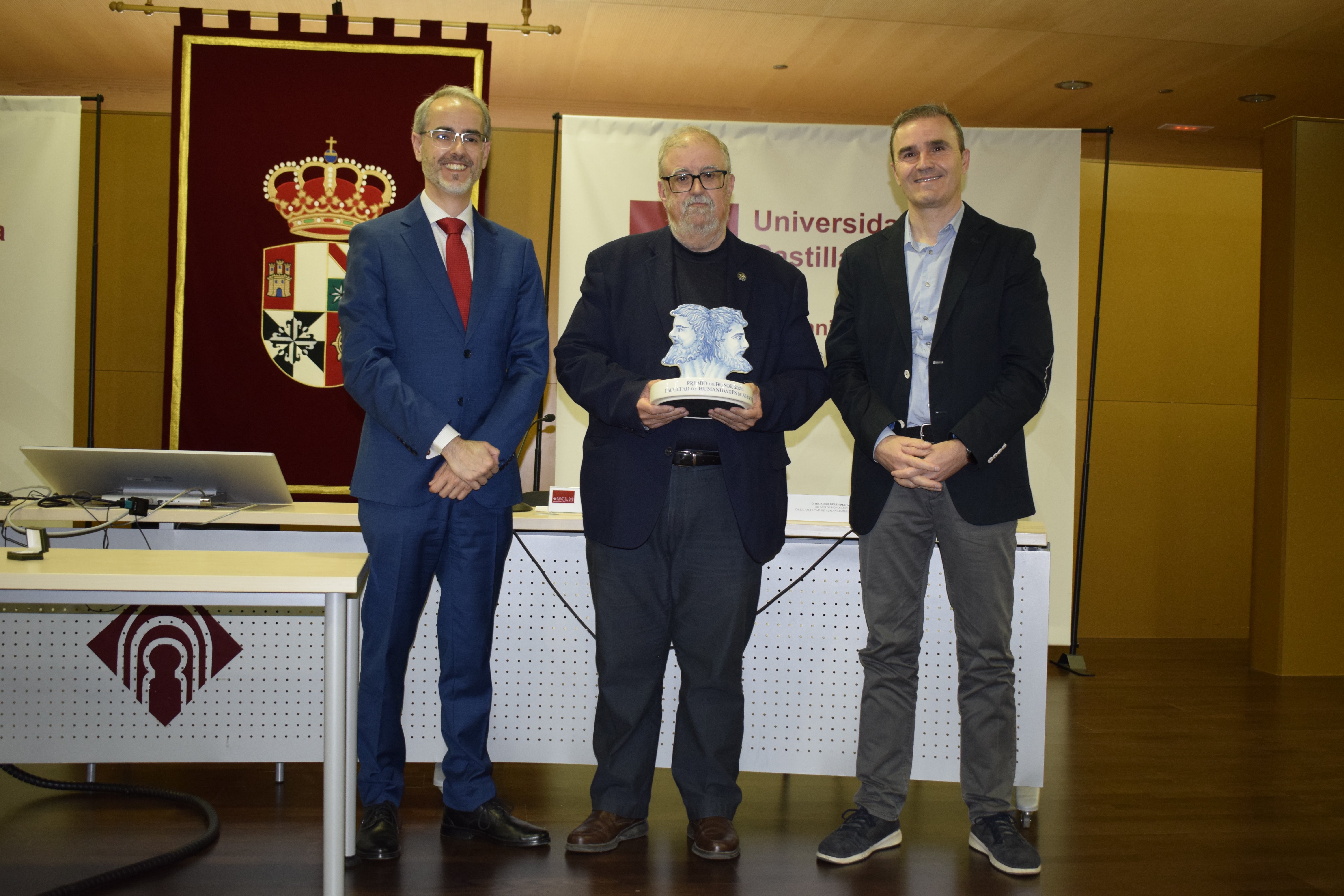 El programador cultural, Ricardo Beléndez, y el profesor Javier Sánchez, premiados por la UCLM El programador cultural, Ricardo Beléndez, y el profesor Javier Sánchez, premiados por la UCLM