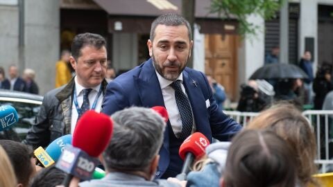 El empresario V&iacute;ctor de Aldama a su llegada al Tribunal Supremo