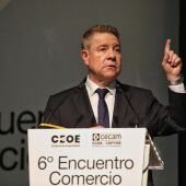 Emiliano García Page participa en el 6º Encuentro Comercio C4-CEOE
