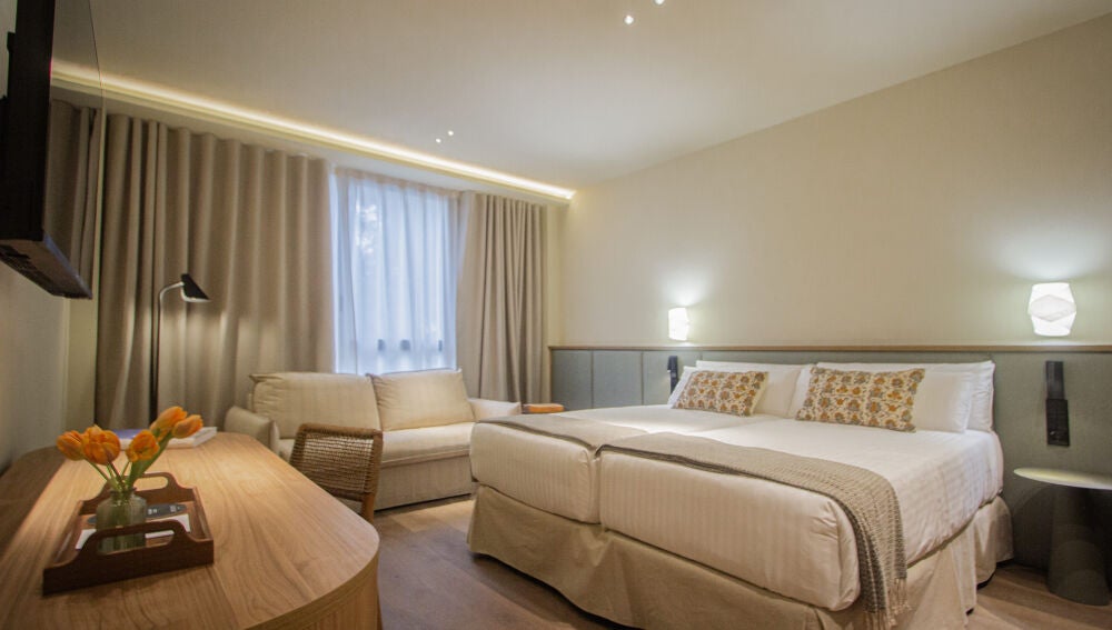 Habitación del Hotel Intelier Malvarrosa Plaza