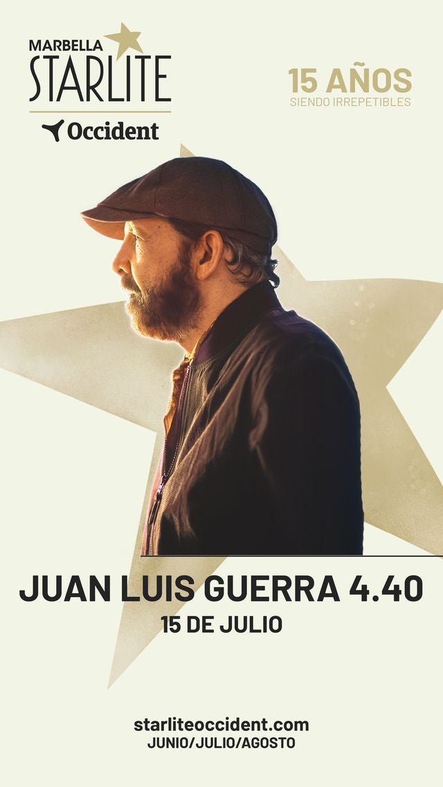 Juan Luis Guerra elige Starlite Occident Marbella este verano Juan Luis Guerra elige Starlite Occident Marbella este verano