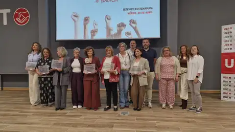 UGT Extremadura entrega sus XV Premios Primero de Mayo y reivindica "más derechos frente a los retrocesos" UGT Extremadura entrega sus XV Premios Primero de Mayo y reivindica "más derechos frente a los retrocesos"
