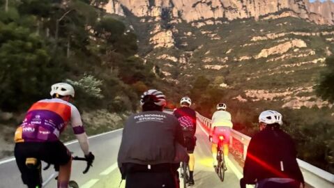 Diecis&eacute;is subidas a Montserrat en bici: el pr&oacute;ximo reto en la lucha contra el c&aacute;ncer infantil