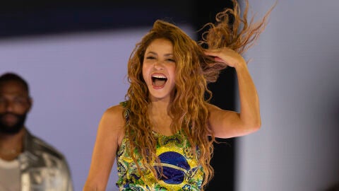 Shakira en la playa de Copacabana en R&iacute;o de Janeiro (Brasil)