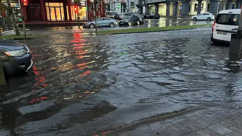 La tromba de agua de anoche en Santander deja más de 20 litros por metro cuadrado en una hora La tromba de agua de anoche en Santander deja más de 20 litros por metro cuadrado en una hora