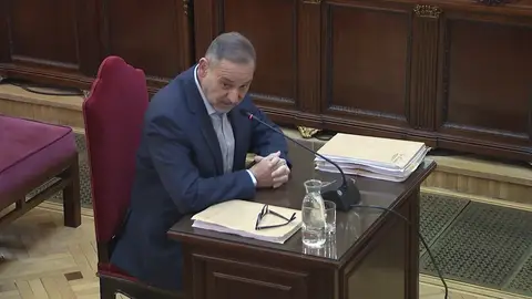 Ábalos durante su declaración en el Supremo Ábalos durante su declaración en el Supremo