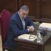 Ábalos durante su declaración en el Supremo