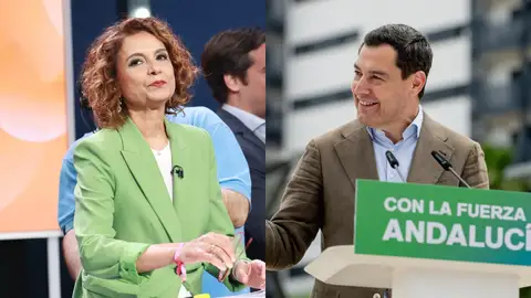 María Jesús Montero y Juanma Moreno María Jesús Montero y Juanma Moreno