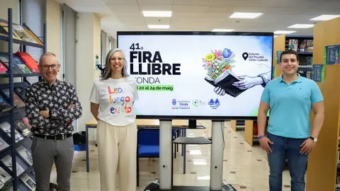 Onda celebra la 41ª Fira del Llibre con cinco días de actividades para todos los públicos Onda celebra la 41ª Fira del Llibre con cinco días de actividades para todos los públicos