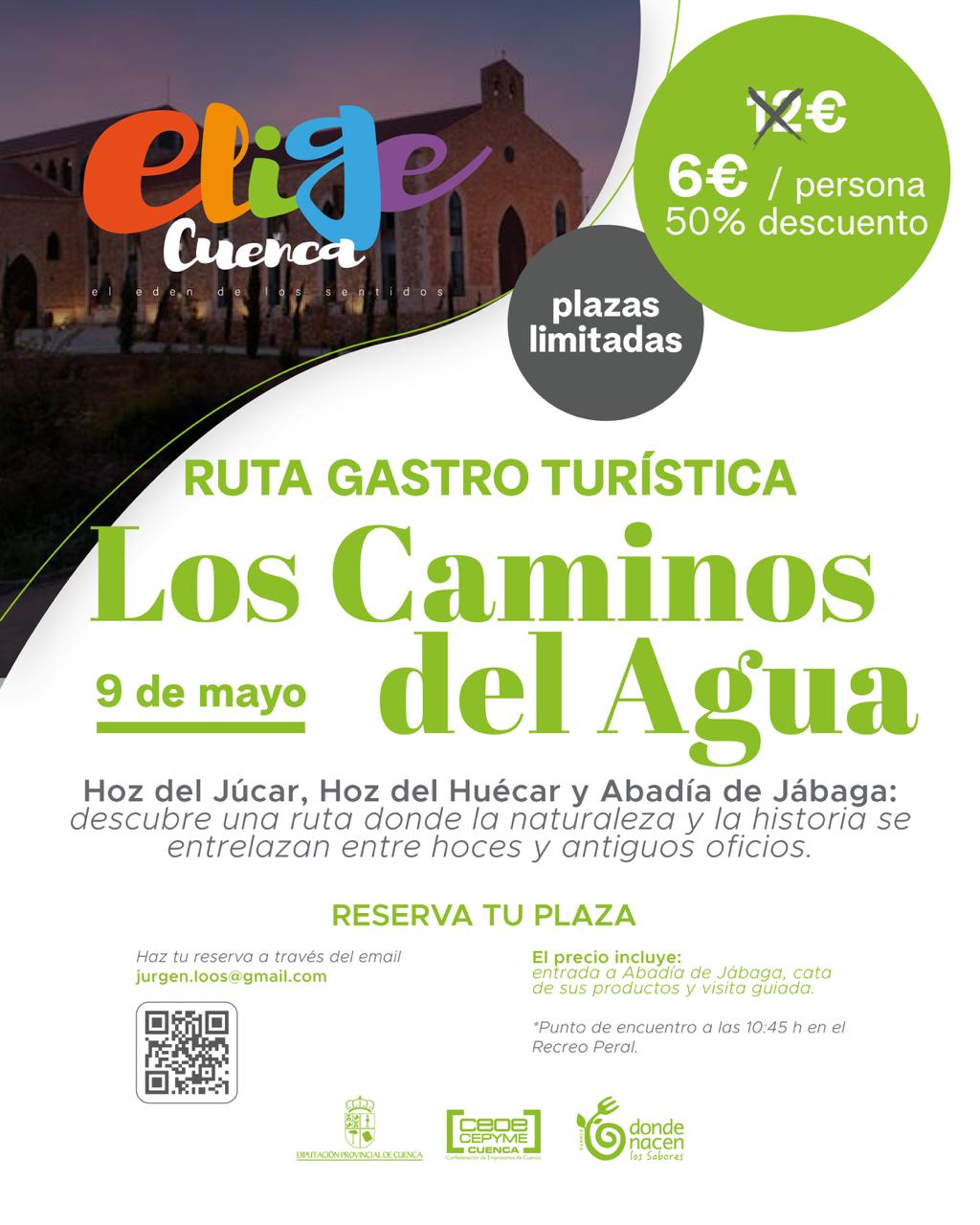 ‘Elige Cuenca’ invita a saborear naturaleza y tradición en la ruta de los Caminos del Agua ‘Elige Cuenca’ invita a saborear naturaleza y tradición en la ruta de los Caminos del Agua