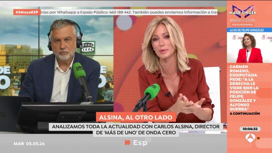 Alsina, sobre la posible rebaja de condena a Aldama: "No ser&iacute;a conveniente trasladar la idea de que les puede salir gratis lo que hicieron"