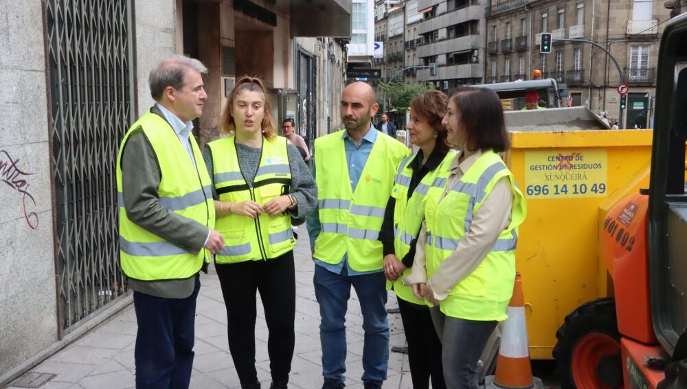 Obras na Calle Progreso