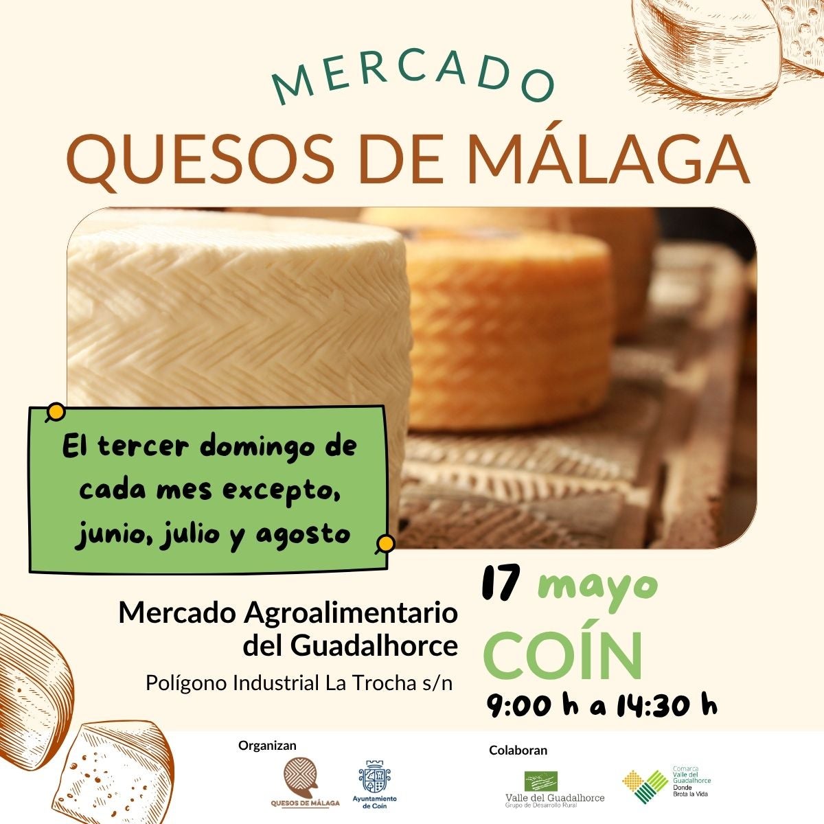 El queso de cabra malagueño, protagonista en Coín el próximo 17 de mayo El queso de cabra malagueño, protagonista en Coín el próximo 17 de mayo