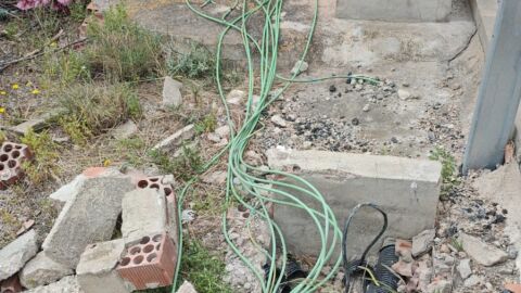 Robo cableado eléctrico El Escorratel Orihuela Robo cableado eléctrico El Escorratel Orihuela