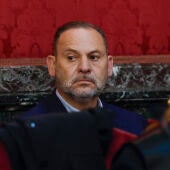 Imagen de archivo del exministro José Luis Ábalos en el banquillo de los acusados.