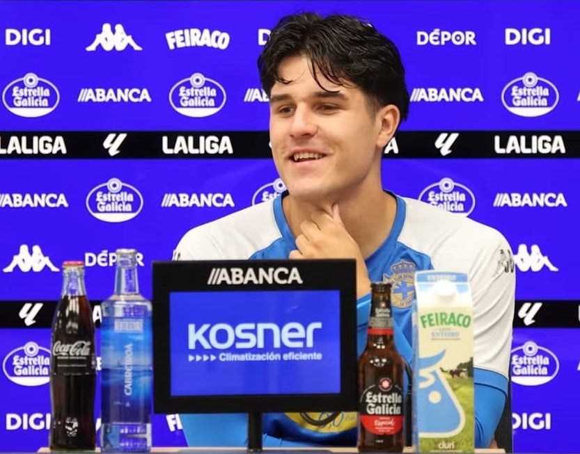 Noé Carrillo: Tímido y feliz por la renovación y su segundo gol con el Deportivo, dedicado a su madre en Riazor Noé Carrillo: Tímido y feliz por la renovación y su segundo gol con el Deportivo, dedicado a su madre en Riazor