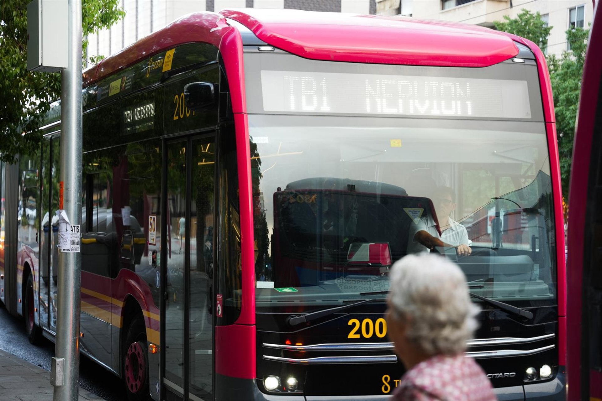 Cinco heridos tras un frenazo del tranvibús para evitar chocar con un vehículo que ignoró un semáforo Cinco heridos tras un frenazo del tranvibús para evitar chocar con un vehículo que ignoró un semáforo