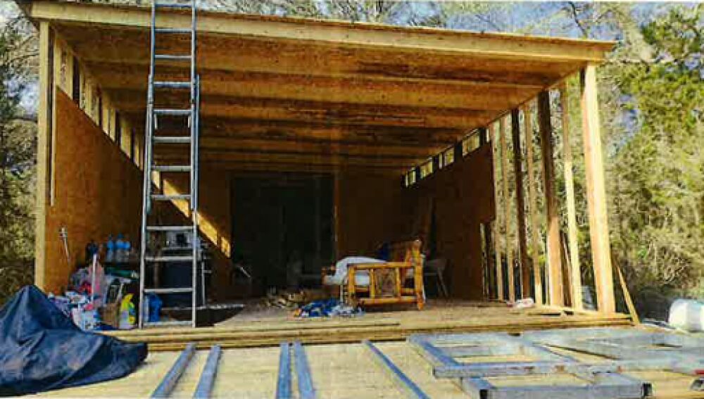 Imagen de las obras ilegales paralizadas por el Consell de Formentera