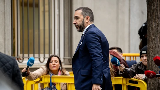 Aldama en su llegada al Supremo Aldama en su llegada al Supremo