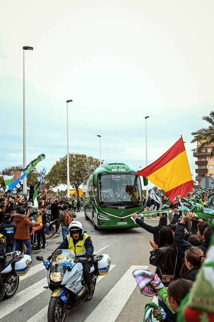 La afición del Elche calentará motores en la previa ante el Alavés La afición del Elche calentará motores en la previa ante el Alavés