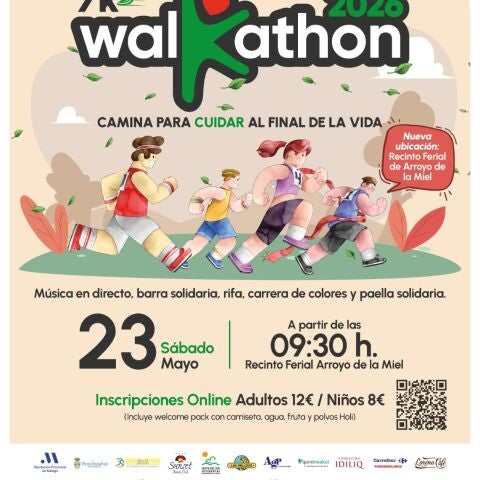 La “Marcha por Cudeca: Walkathon” regresa el 23 de mayo con nueva ubicación en el Recinto Ferial de Arroyo de la Miel 