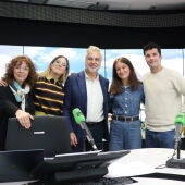 Begoña Gómez de la Fuente, Irene Ramírez, Carlos Alsina, Mar Manrique y Emilio Doménech