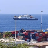 Imagen del crucero con los casos de hantavirus.