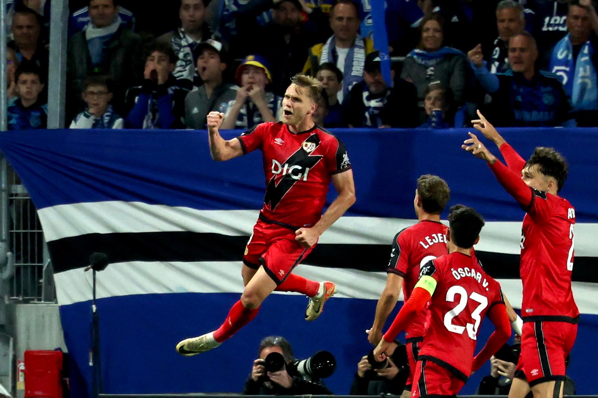 Alemao celebra su gol ante el Estrasburgo Alemao celebra su gol ante el Estrasburgo