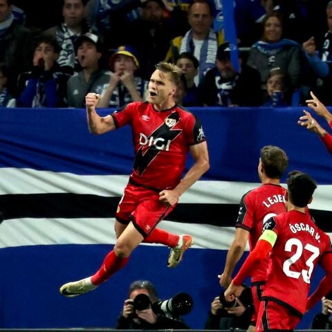 Alemao celebra su gol ante el Estrasburgo 