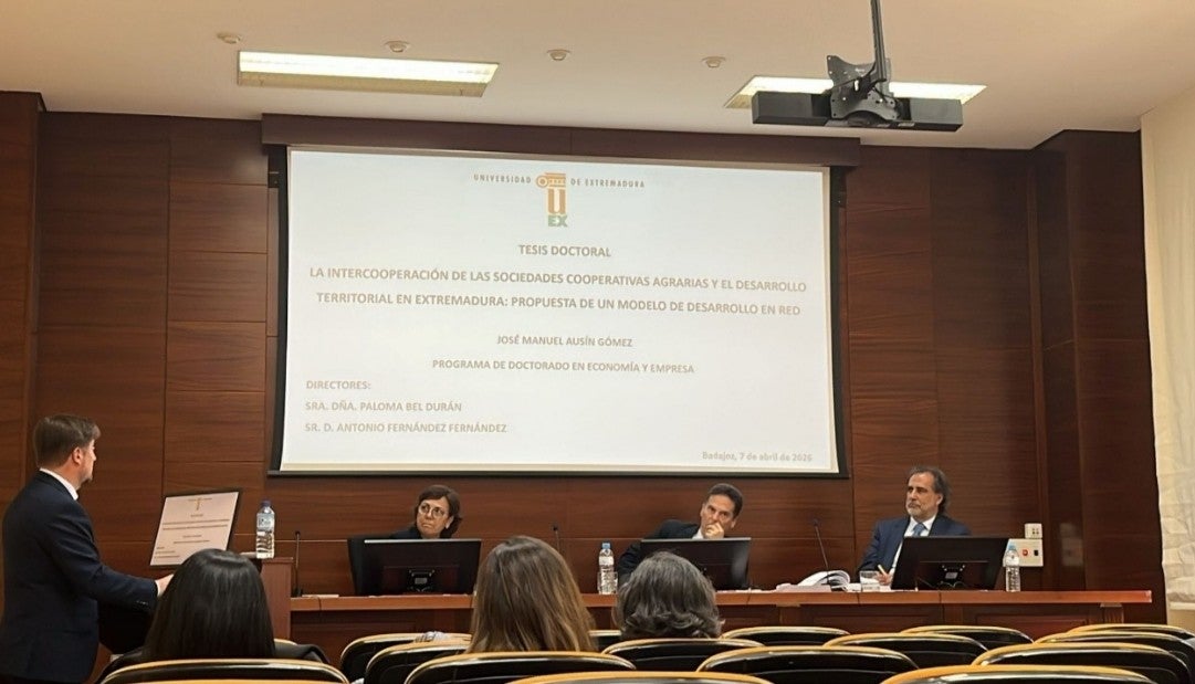 Una tesis doctoral propone un modelo de intercooperación entre cooperativas agroalimentarias para impulsar el desarrollo territorial en Extremadura Una tesis doctoral propone un modelo de intercooperación entre cooperativas agroalimentarias para impulsar el desarrollo territorial en Extremadura