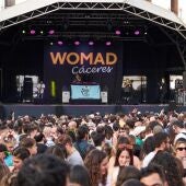 Escenario principal del festival WOMAD de Cáceres