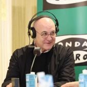 Antonio Doménech, durante la entrevista con Carles Lamelo