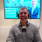 Juan Miguel Costa, director insular de Turismo durante la grabación de programa