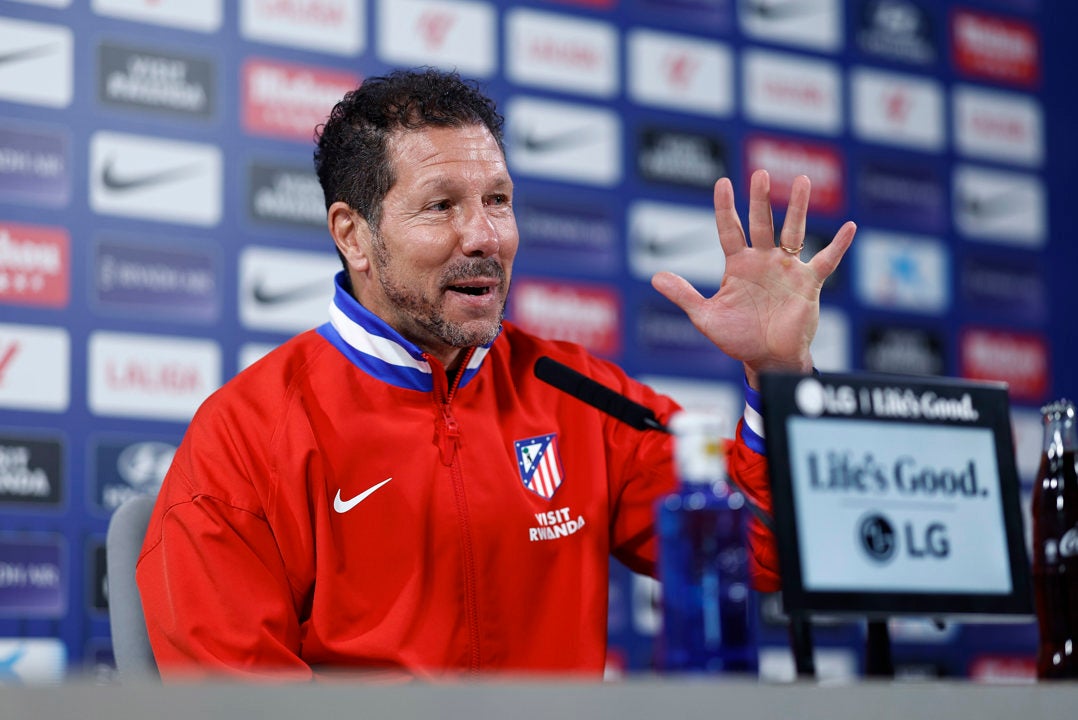 Simeone: "El Barça es equipo que mejor juega... y lo eliminamos dos veces" Simeone: "El Barça es equipo que mejor juega... y lo eliminamos dos veces"