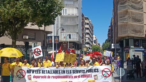 Manifestaci&oacute;n en Elche