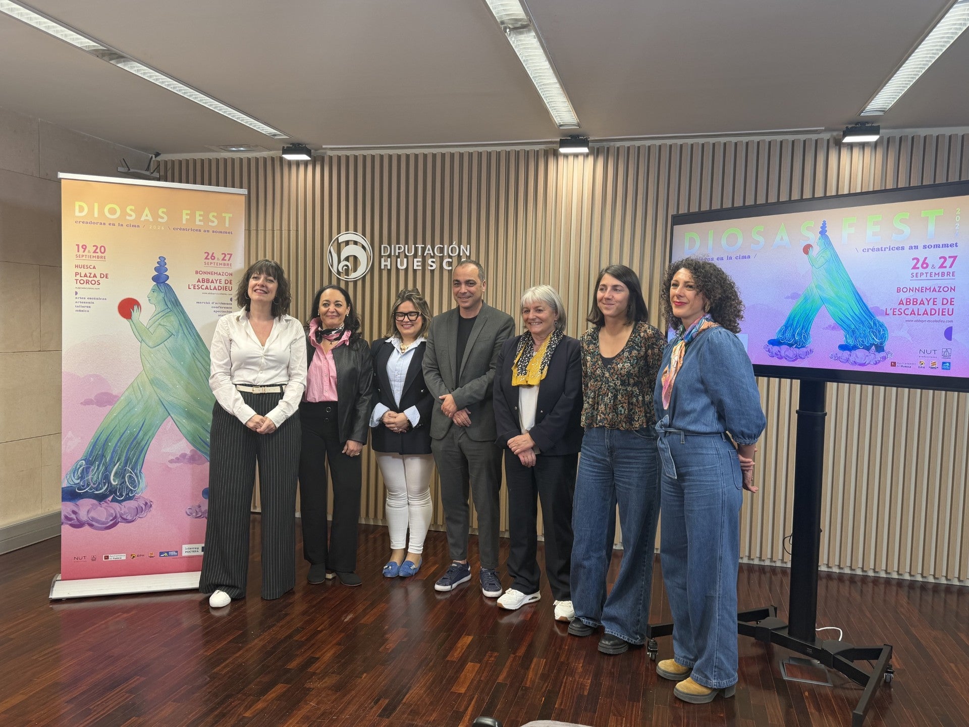 Diosas fest une la creación artística de mujeres de un lado y otro del Pirineo Diosas fest une la creación artística de mujeres de un lado y otro del Pirineo