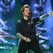 Dani Martín durante uno de sus dos conciertos en el Roig Arena 