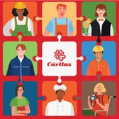 "Construyendo oportunidades de empleo y economía social desde Cáritas" "Construyendo oportunidades de empleo y economía social desde Cáritas"