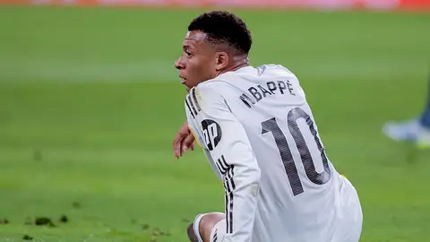 Mbappé durante un partido con el Real Madrid Mbappé durante un partido con el Real Madrid