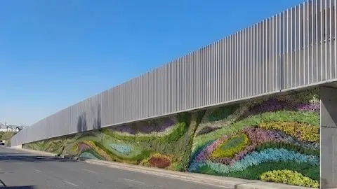 Jardín Vertical del proyecto "Vallecas Abierto" Jardín Vertical del proyecto "Vallecas Abierto"