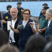 Los ministros de Sanidad, Mónica García; Interior, Fernando Grande Marlaska; y Política Territorial, Ángel Víctor Torres. Los ministros de Sanidad, Mónica García; Interior, Fernando Grande Marlaska; y Política Territorial, Ángel Víctor Torres.