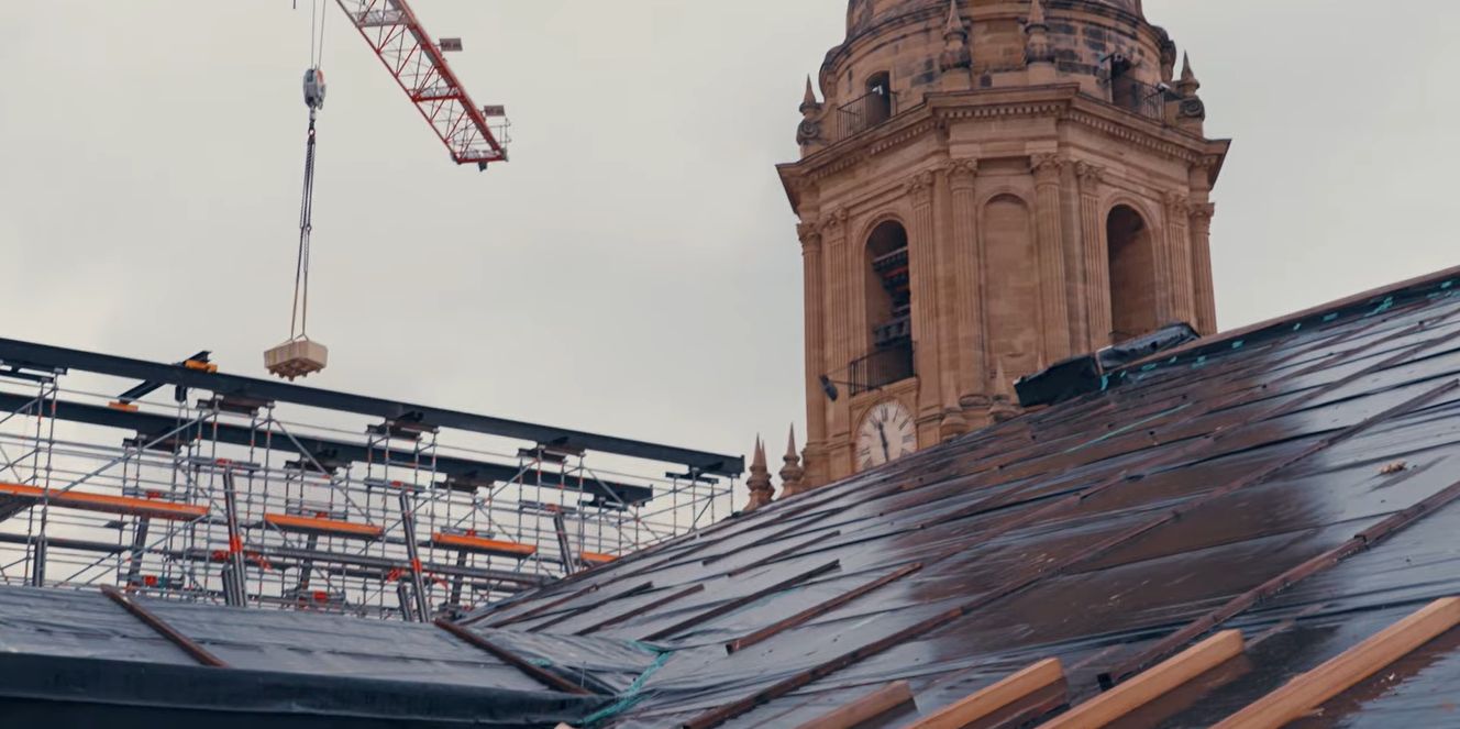 La Catedral de Málaga inicia la construcción del frontón para culminar su fachada principal La Catedral de Málaga inicia la construcción del frontón para culminar su fachada principal