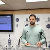 Pau Beltrán en la presentación de las Escuelas Deportivas