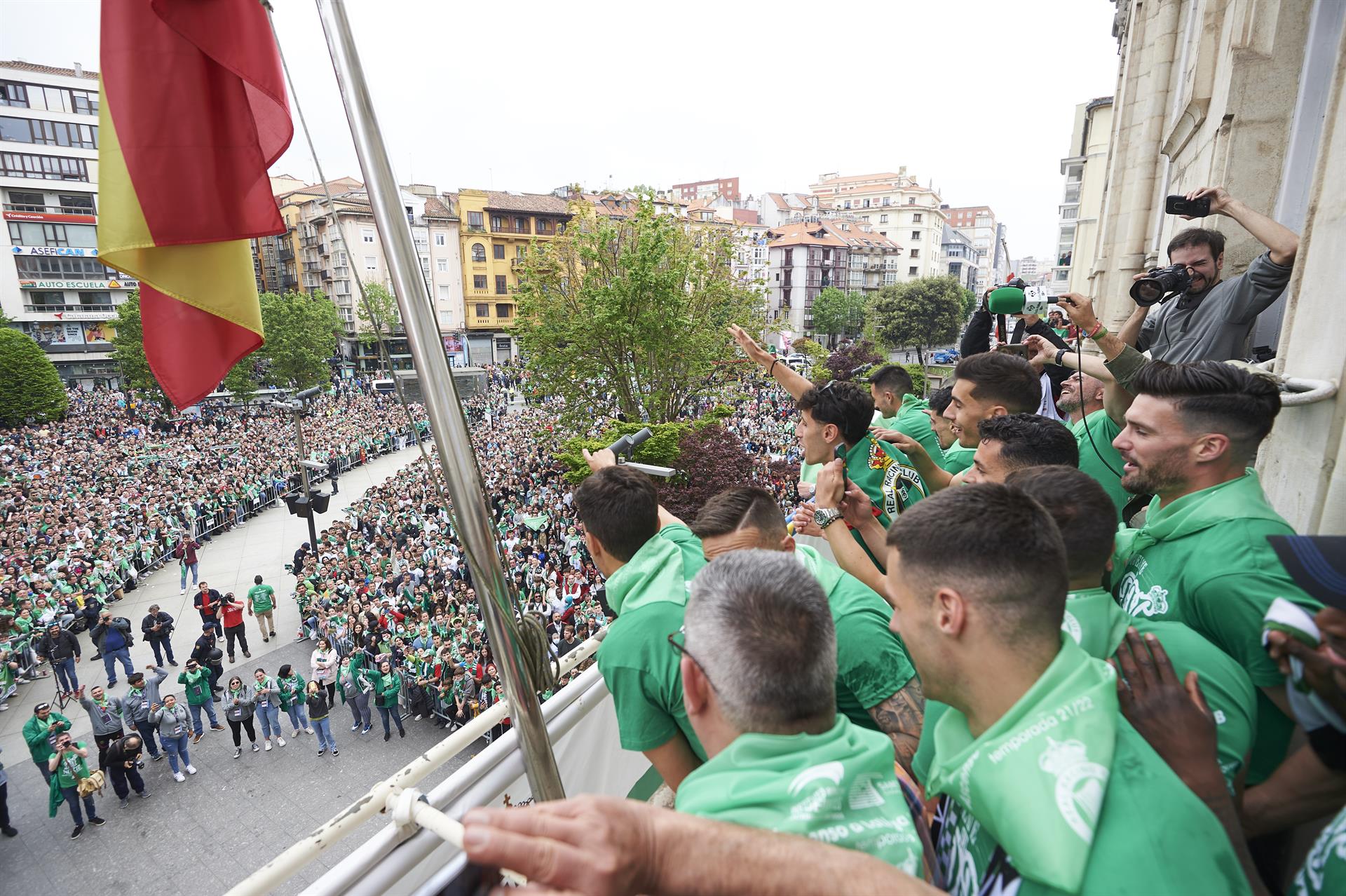 El balcón del Ayuntamiento de Santander acogería la celebración del ascenso del Racing "como siempre" El balcón del Ayuntamiento de Santander acogería la celebración del ascenso del Racing "como siempre"