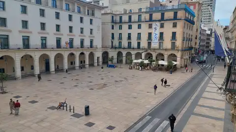 La Plaza del Ayuntamiento en la actualidad La Plaza del Ayuntamiento en la actualidad