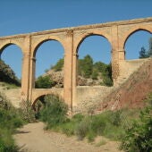 Uno de los acueductos de Carboneras del paraje natrual Los Algezares de Aspe.